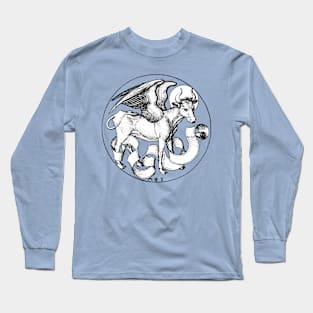 15th Century St Luke's Emblem Winged Bull Long Sleeve T-Shirt